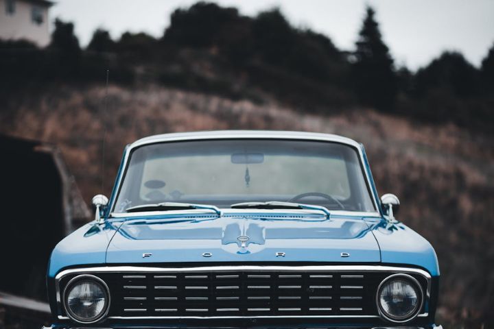Photo of a Blue Car Ford Falcon.
